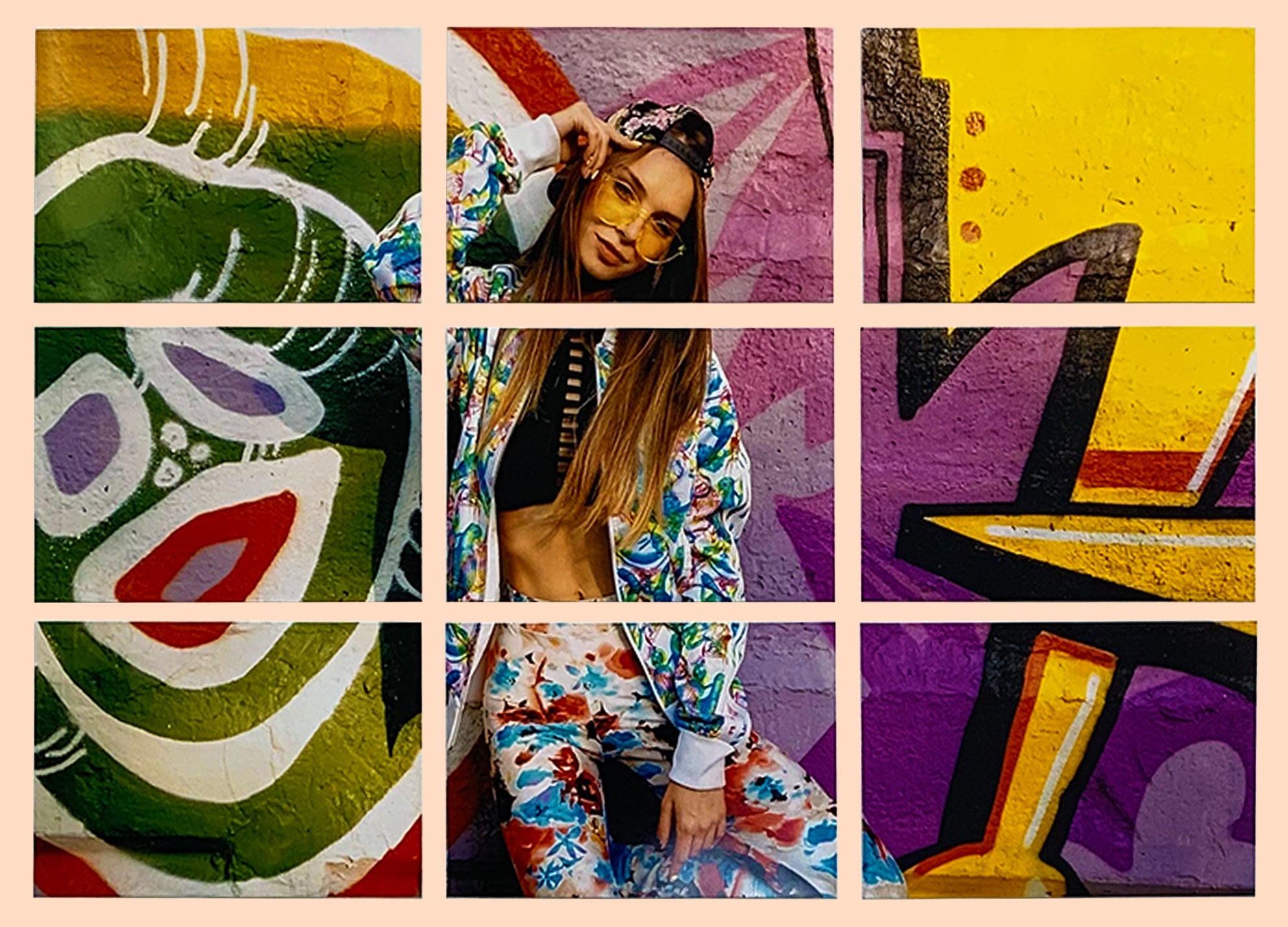 Drukowanie kafelkowe z aplikacji HP Sprocket
