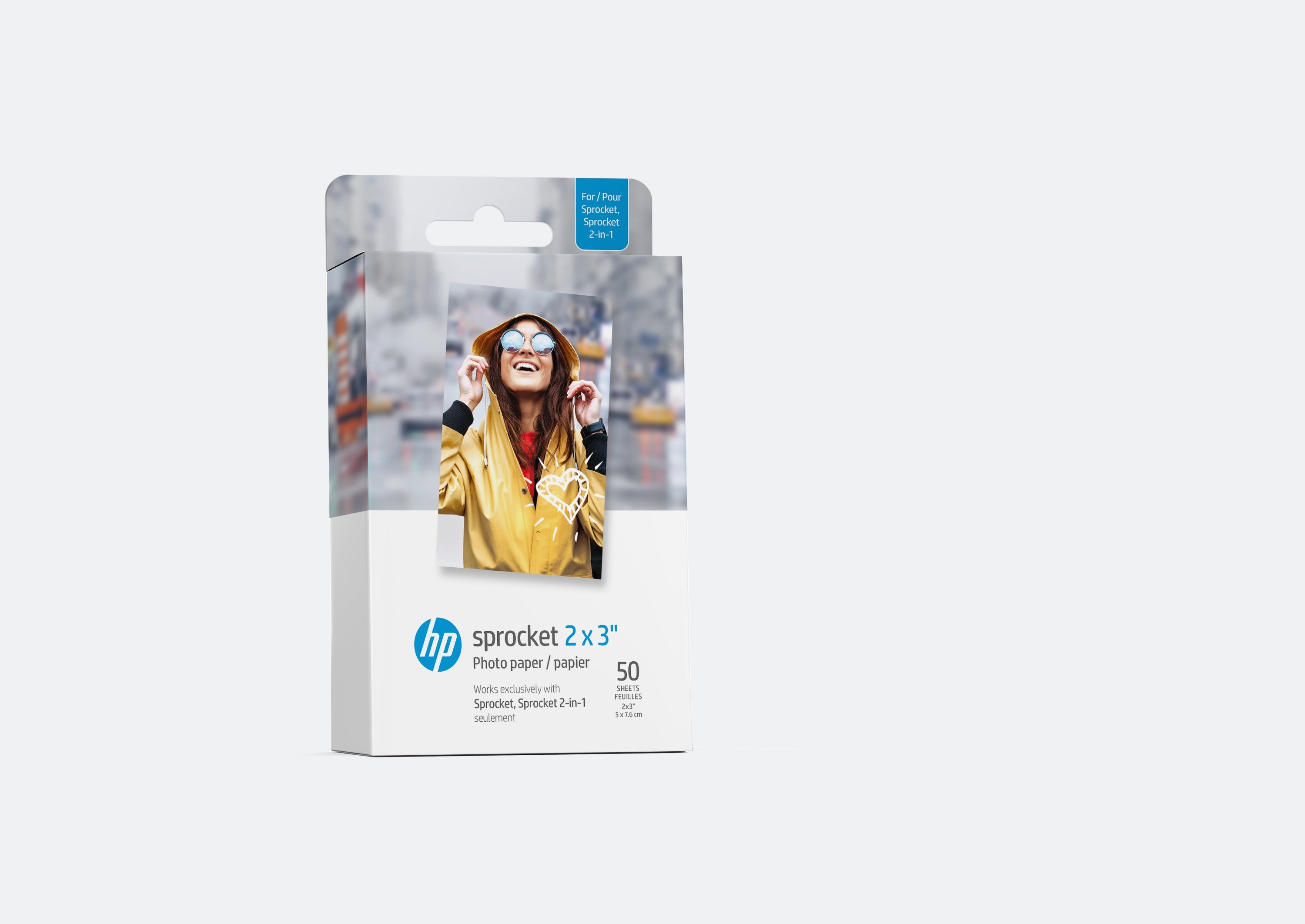 HP Sprocket 2” x 3” Premium Zink Sticky-Back Photo Paper